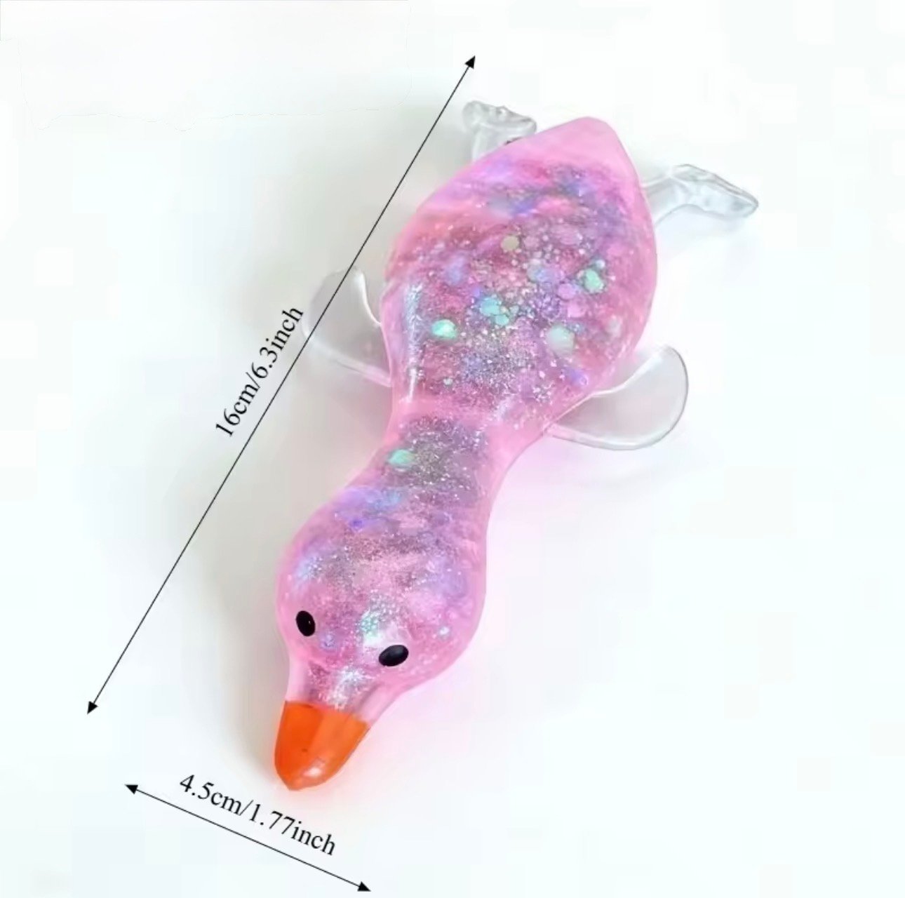 Squishy Canard Rose 16cm