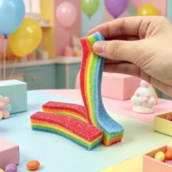 Squishy Bonbon Arc-en-ciel Anti-Stress