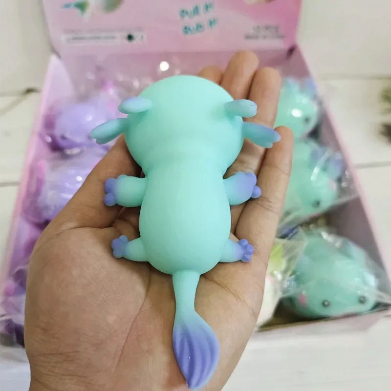 Squishy Axolotl Bleu