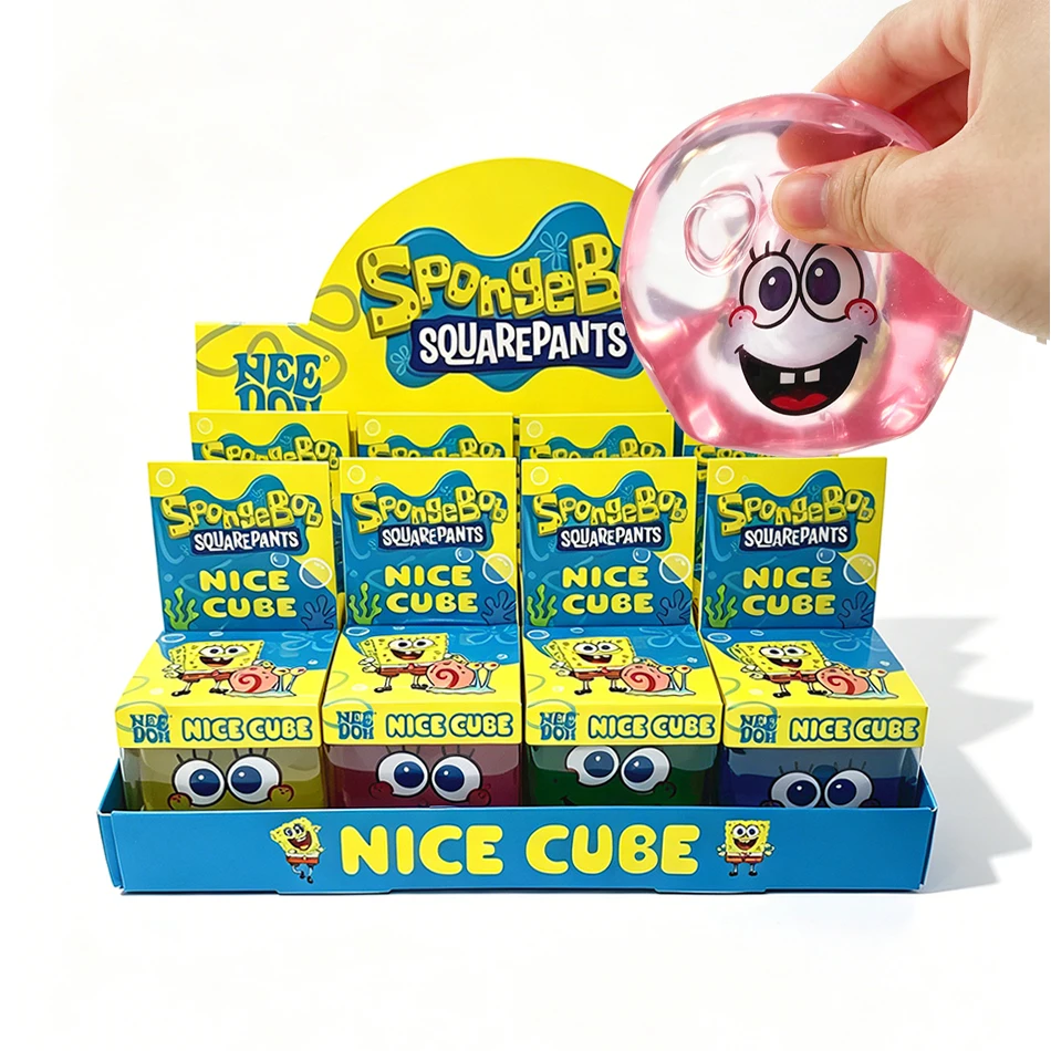 Squishy Bob l'eponge Nice Cube Rose