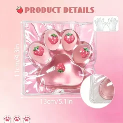 Squishy Patte de Chat Fraise