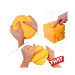 Squishy Bloc de Fromage Anti-Stress