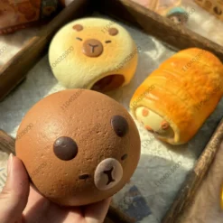 Squishy Capybara Boulangerie Anti-Stress