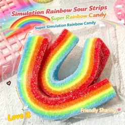 Squishy Bonbon Arc-en-ciel Anti-Stress