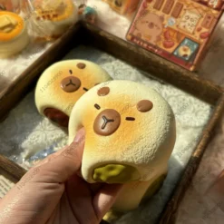 Squishy Capybara Boulangerie Anti-Stress
