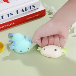 Squishy Axolotl Blanc