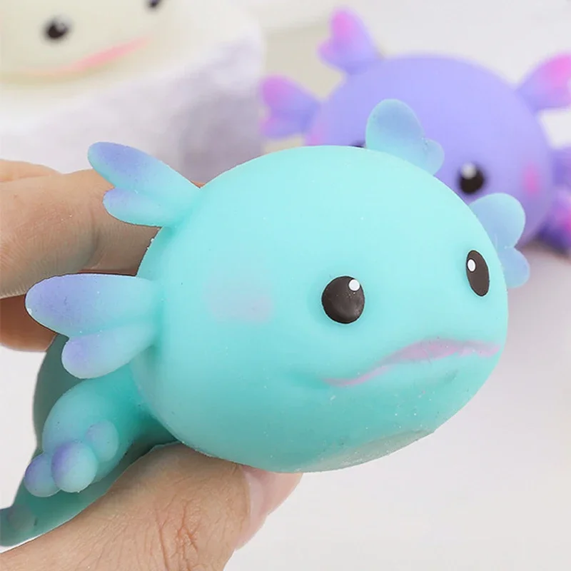 Squishy Axolotl Bleu