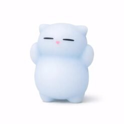 Mini Squishy Chat Bleu